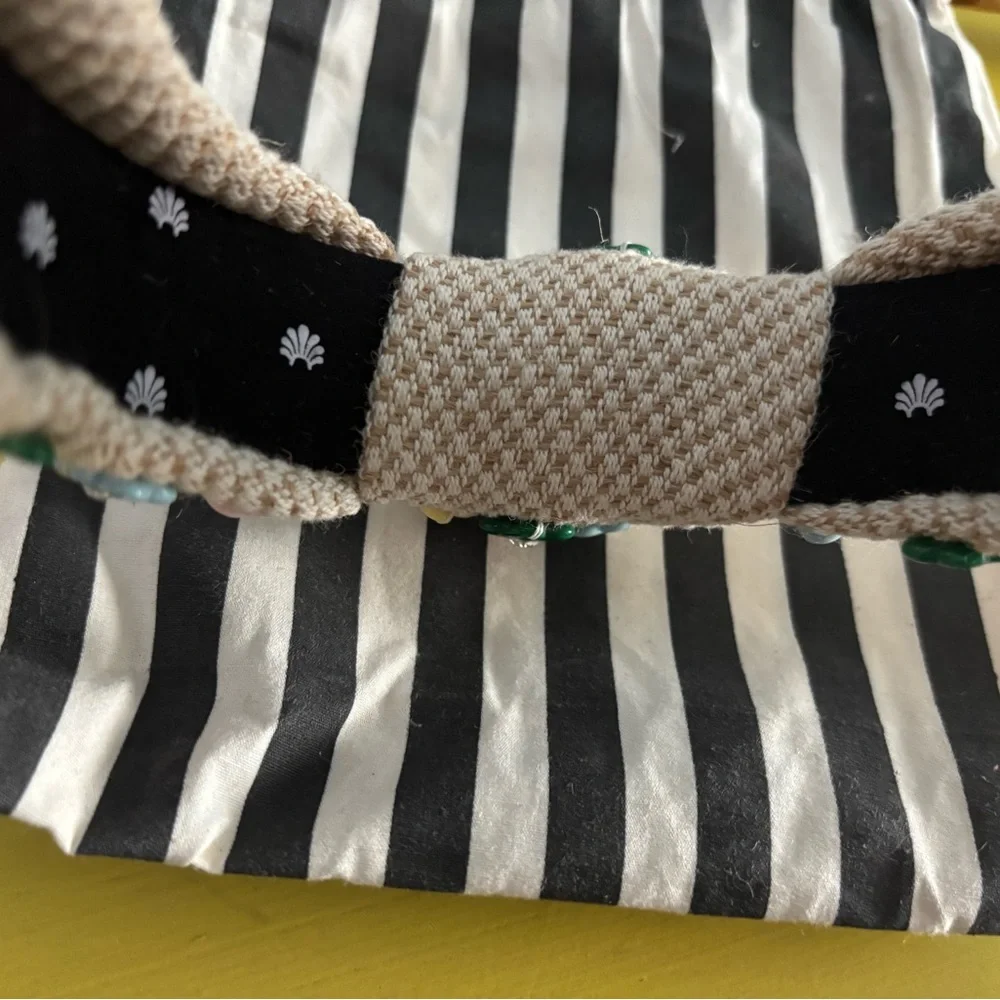 Lele Sadoughi Multicolor Floral Knit Headband EUC Worn once - Picture 6 of 7